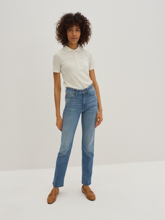 Dámske nohavice straight jeans WINONA 190